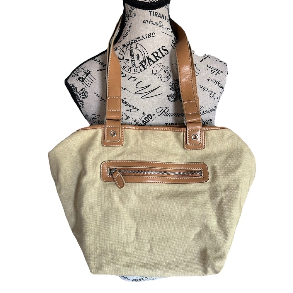 NWT ROSETTI NEW YORK CANVAS MULTICOLOR &TAN REVERSIBLE‎ HANDBAG/TOTE/PURSE